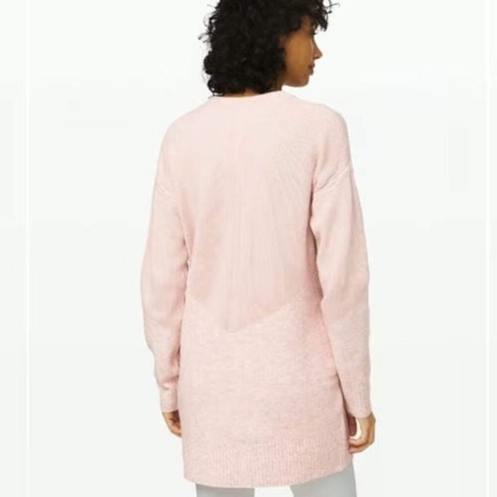 Lululemon Restful‎ Intention Light Pink Knit Sweater | Large (Estimated) - Picture 4 of 8